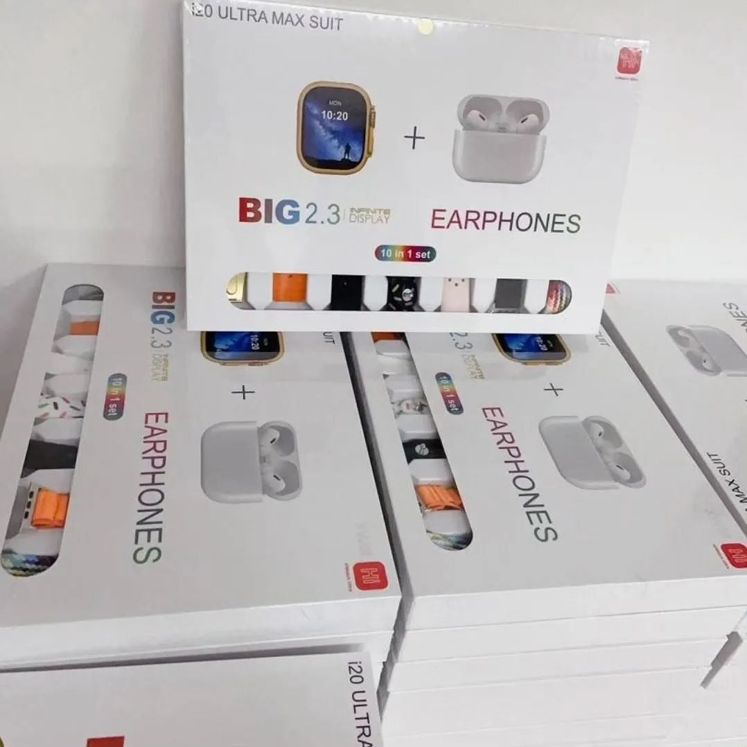 i20 Ultra Max Smart Watch + Airpods (JUMBO OFFER)